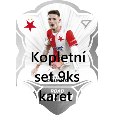 2025/26 Sportzoo Chance Liga 2. série kompletní set 9ks karet Road 2 Hero