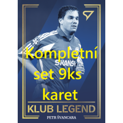 2025/26 Sportzoo Chance Liga 2. série kompletní set 9ks karet Klub Legend