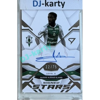 2025/26 Sportzoo Chance Liga 2. série #SL2-AE Alexis Alégué Elandi Signed Stars Level 2 xx/75
