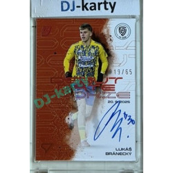 2025/26 Sportzoo Chance Liga 2. série #DRS-LB Lukáš Bránecký Debut Date Rookie Copper Auto 19/65