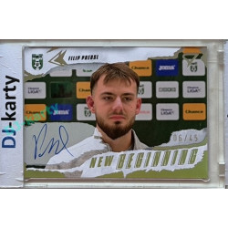 2025/26 Sportzoo Chance Liga 2. série #NBS-FP Filip Prebsl New Beginning Auto Gold 06/45