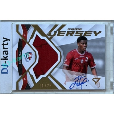 2025/26 Sportzoo Chance Liga 2. série #GJS-DT Divine Teah Game Jersey Auto 14/25