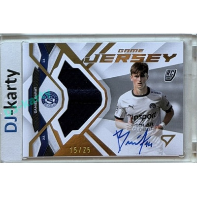 2025/26 Sportzoo Chance Liga 2. série #GJS-DB Daniel Barát Game Jersey Auto 15/25