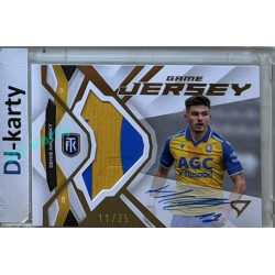 2025/26 Sportzoo Chance Liga 2. série #GJS-HA Denis Halinský Game Jersey Auto 11/25