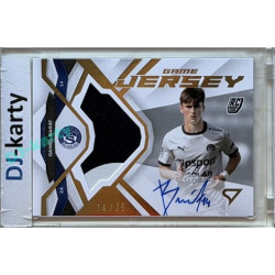 2025/26 Sportzoo Chance Liga 2. série #GJS-DB Daniel Barát Game Jersey Auto 14/25