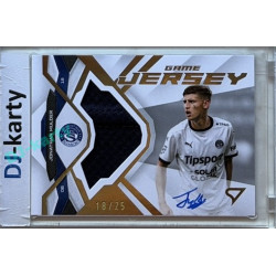2025/26 Sportzoo Chance Liga 2. série #GJS-MU Jonathan Mulder Game Jersey Auto 18/25