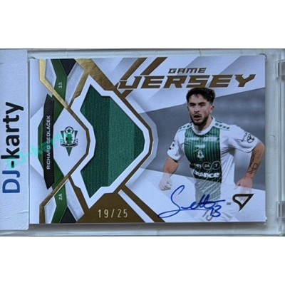 2025/26 Sportzoo Chance Liga 2. série #GJS-RS Richard Sedláček Game Jersey Auto 19/25