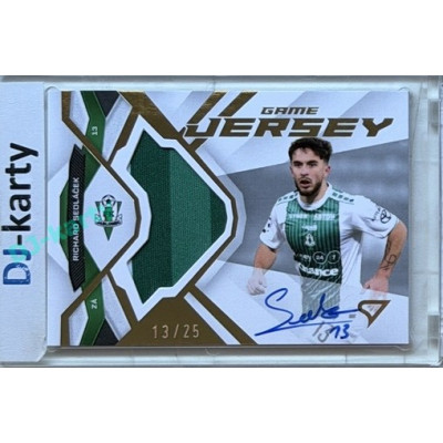 2025/26 Sportzoo Chance Liga 2. série #GJS-RS Richard Sedláček Game Jersey Auto 13/25