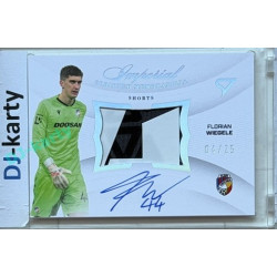 2025/26 Sportzoo Chance Liga 2. série #IM-FW Florian Wiegele Imperial Scripted Memorabilia Silver Auto 04/25
