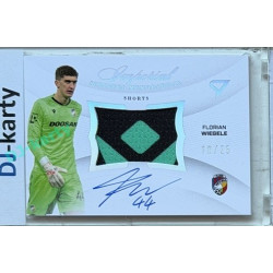 2025/26 Sportzoo Chance Liga 2. série #IM-FW Florian Wiegele Imperial Scripted Memorabilia Silver Auto 10/25