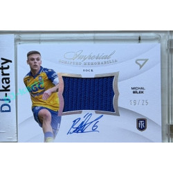 2025/26 Sportzoo Chance Liga 2. série #IM-MB Michal Bílek Imperial Scripted Memorabilia Silver Auto 19/25