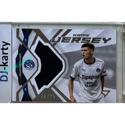 2025/26 Sportzoo Chance Liga 2. série #GJ-MU Jonathan Mulder Game Jersey 24/75