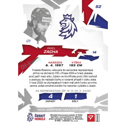2026 Sportzoo Hokejové Česko #52 Pavel Zacha