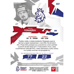 2026 Sportzoo Hokejové Česko #50 David Tomášek