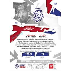 2026 Sportzoo Hokejové Česko #12 Michal Kempný