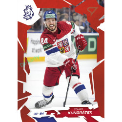 2026 Sportzoo Hokejové Česko #16 Tomáš Kundrátek Scarlet Red