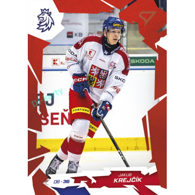 2026 Sportzoo Hokejové Česko #14 Jakub Krejčík Scarlet Red