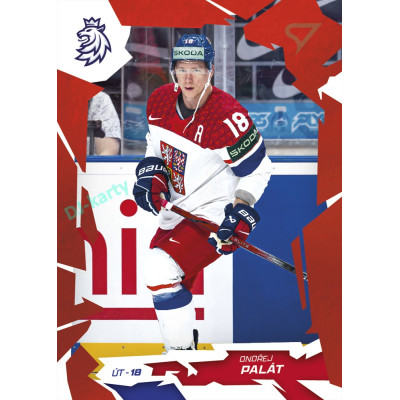 2026 Sportzoo Hokejové Česko #43 Ondřej Palát Scarlet Red