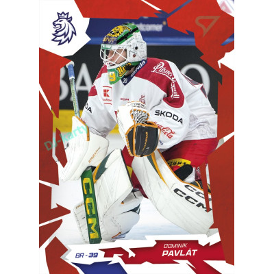 2026 Sportzoo Hokejové Česko #05 Dominik Pavlát Scarlet Red