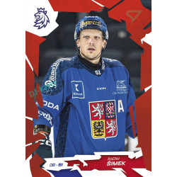 2026 Sportzoo Hokejové Česko #20 Radim Šimek Scarlet Red