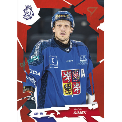 2026 Sportzoo Hokejové Česko #20 Radim Šimek Scarlet Red
