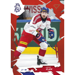 2026 Sportzoo Hokejové Česko #28 Jakub Flek Scarlet Red