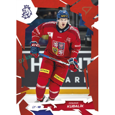 2026 Sportzoo Hokejové Česko #39 Dominik Kubalík Scarlet Red