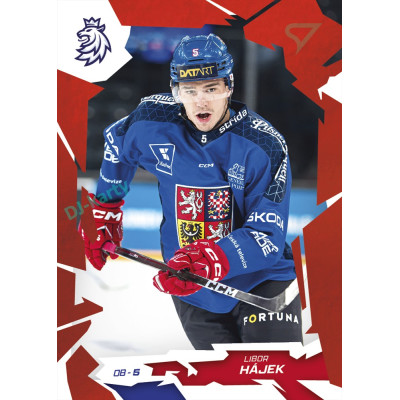 2026 Sportzoo Hokejové Česko #10 Libor Hájek Scarlet Red