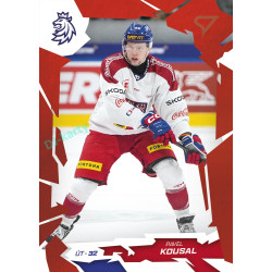 2026 Sportzoo Hokejové Česko #37 Pavel Kousal Scarlet Red