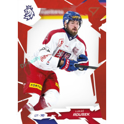 2026 Sportzoo Hokejové Česko #46 Lukáš Rousek Scarlet Red