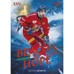 2026 Sportzoo Hokejové Česko #BH-08 Michal Kempný Beacon of Hope Fire Red xx/25