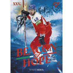 2026 Sportzoo Hokejové Česko #BH-17 Tomáš Hertl Beacon of Hope Fire Red xx/25