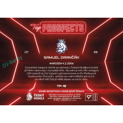 2026 Sportzoo Hokejové Česko #TP-19 Samuel Drančák Top Prospects