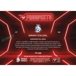 2026 Sportzoo Hokejové Česko #TP-23 Danny Chludil Top Prospects