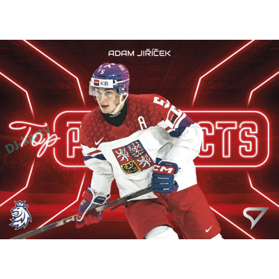 2026 Sportzoo Hokejové Česko #TP-08 Adam Jiříček Top Prospects