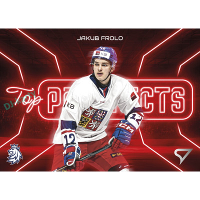 2026 Sportzoo Hokejové Česko #TP-21 Jakub Frolo Top Prospects