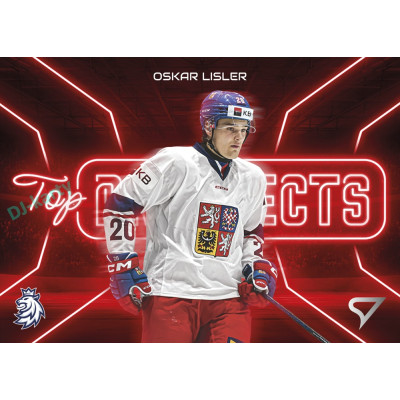 2026 Sportzoo Hokejové Česko #TP-28 Oskar Lisler Top Prospects
