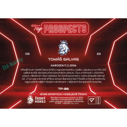 2026 Sportzoo Hokejové Česko #TP-06 Tomáš Galvas Top Prospects