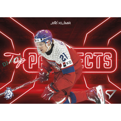 2026 Sportzoo Hokejové Česko #TP-25 Jiří Klíma Top Prospects