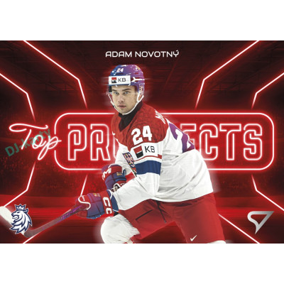 2026 Sportzoo Hokejové Česko #TP-30 Adam Novotný Top Prospects