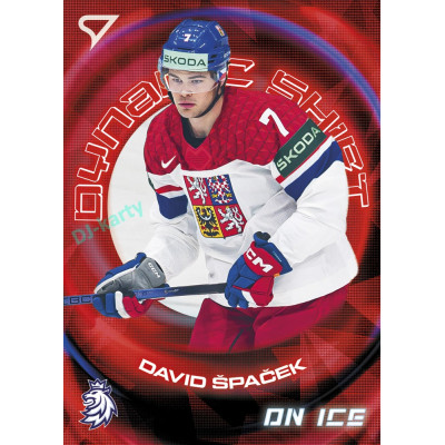 2026 Sportzoo Hokejové Česko #DS-07 David Špaček Dynamic Shift