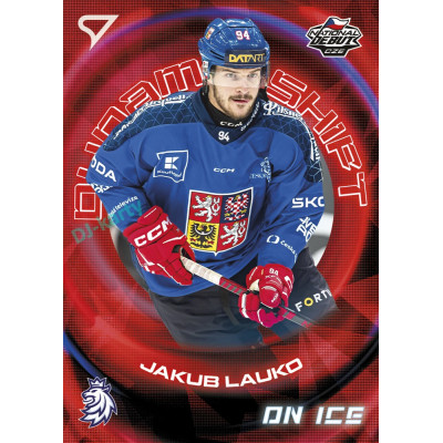 2026 Sportzoo Hokejové Česko #DS-12 Jakub Lauko Dynamic Shift