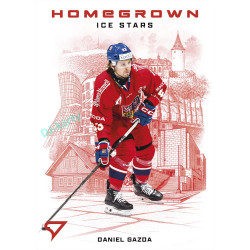 2026 Sportzoo Hokejové Česko #HS-05 Daniel Gazda Homegrown Ice Stars