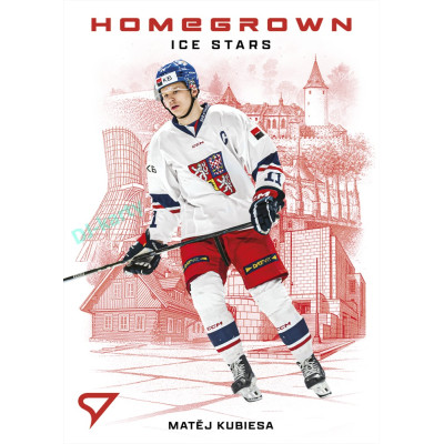 2026 Sportzoo Hokejové Česko #HS-22 Matěj Kubiesa Homegrown Ice Stars