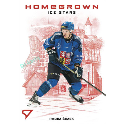 2026 Sportzoo Hokejové Česko #HS-12 Radim Šimek Homegrown Ice Stars
