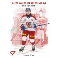 2026 Sportzoo Hokejové Česko #HS-16 Jakub Flek Homegrown Ice Stars