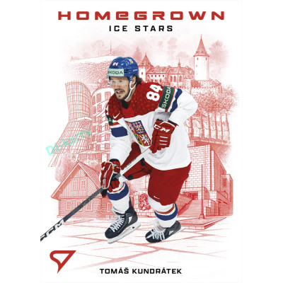 2026 Sportzoo Hokejové Česko #HS-09 Tomáš Kundrátek Homegrown Ice Stars