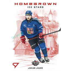 2026 Sportzoo Hokejové Česko #HS-24 Jakub Lauko Homegrown Ice Stars