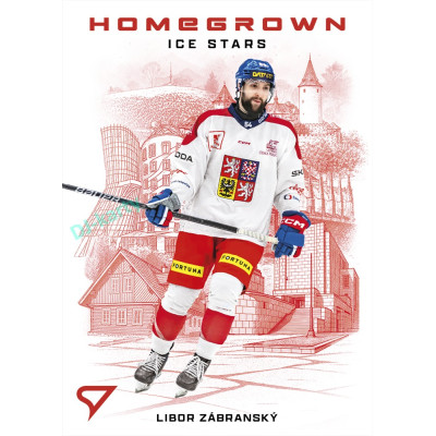 2026 Sportzoo Hokejové Česko #HS-13 Libor Zábranský Homegrown Ice Stars