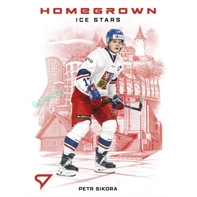 2026 Sportzoo Hokejové Česko #HS-26 Petr Sikora Homegrown Ice Stars